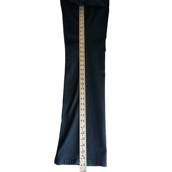Rafaella Womens Dark Blue Denim Straight-Leg Bootcut Stretch Jeans Size 8 - Picture 7 of 7